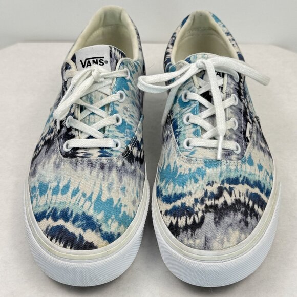 Vans Womens Size 10 Doheny Psychedelic Tie Dye Blue Sneakers Low Top Canvas - Picture 2 of 12